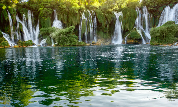 Kravica waterfall spring